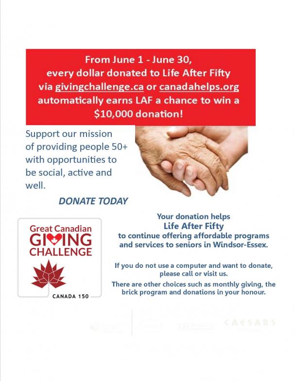 The Great Canadian Giving Challenge - June